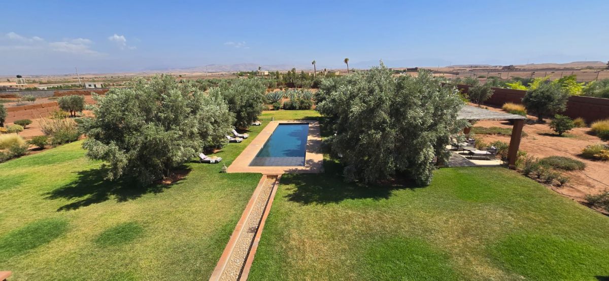 PISCINE MARRAKECH VUE ATLAS