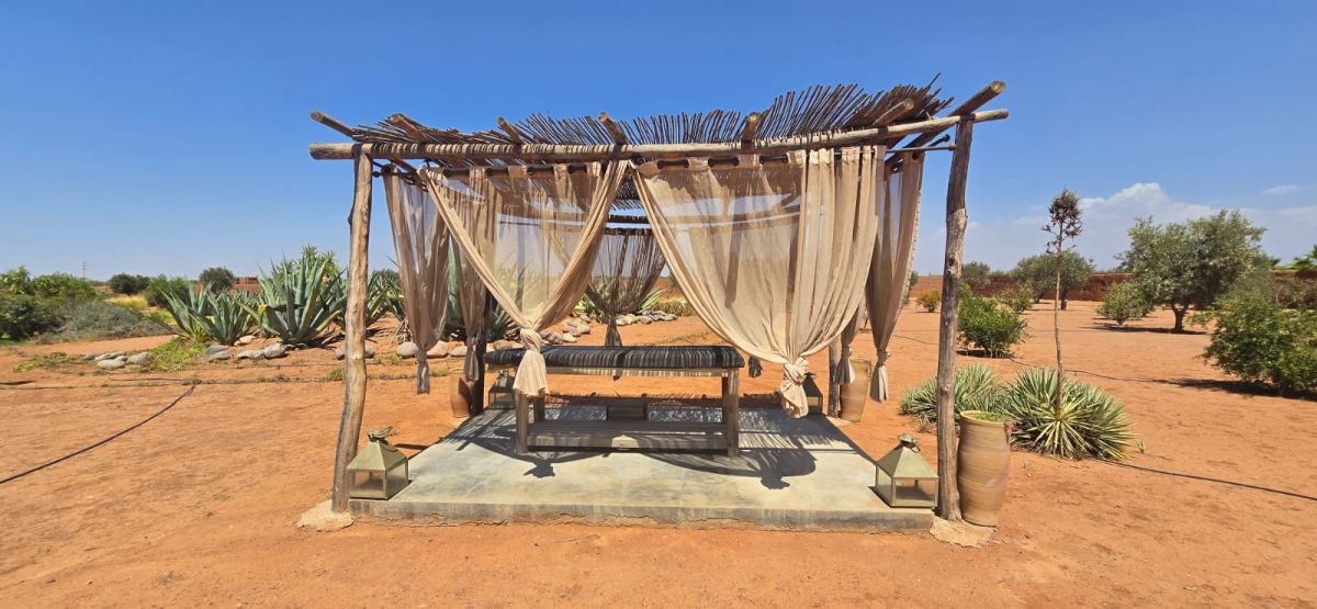 espace massage plein air marrakech