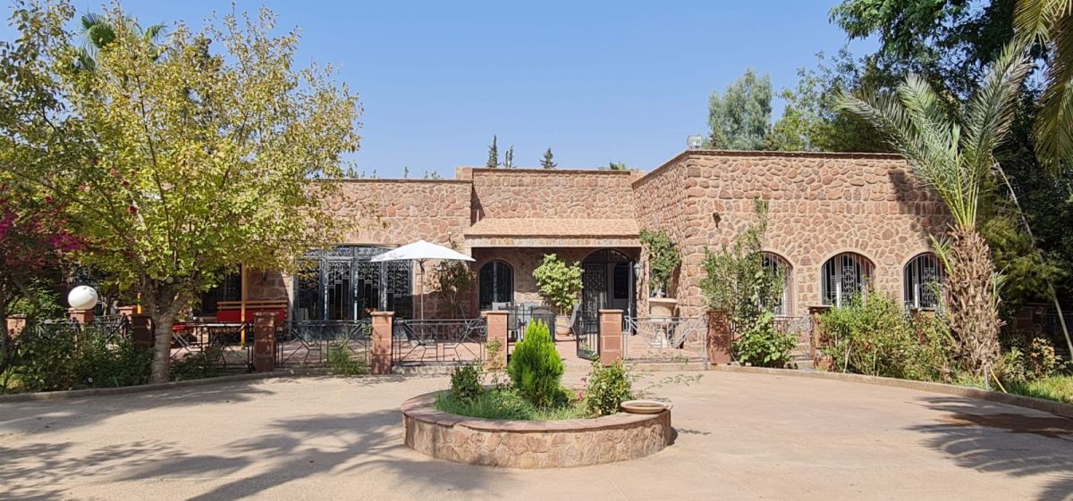 FAÇADE FONTAINE VILLAS MARRAKECH 