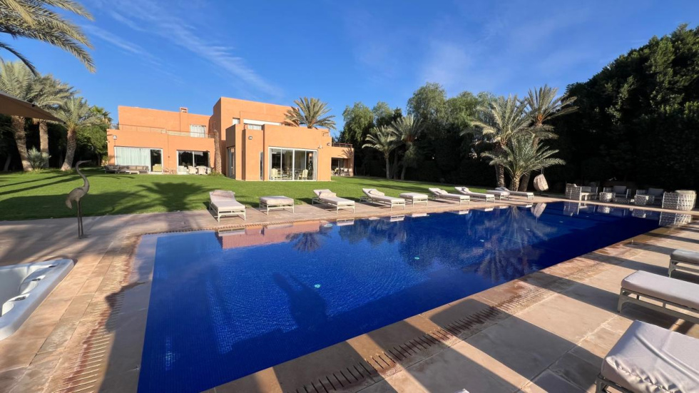 villa piscine front golf Al Maaden Marrakech