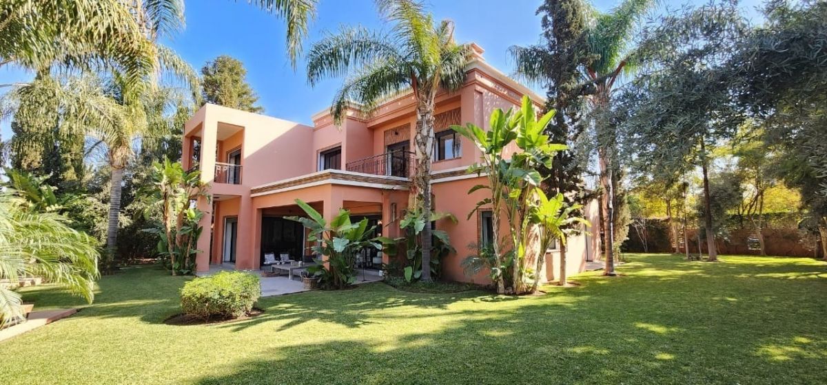 FAÇADE VILLA MARRAKECH TARGA