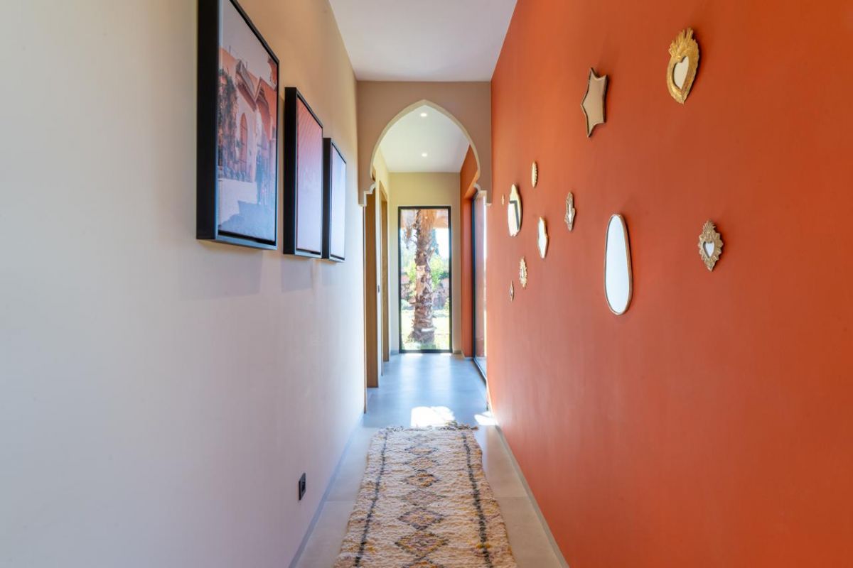 couloir villa route Amizmiz Marrake