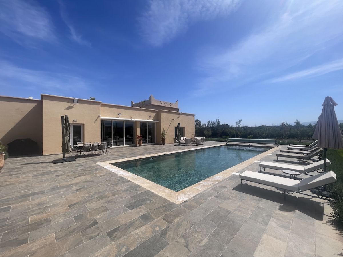 magnifique villa face à l'atlas marrakech
